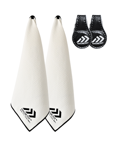 MagnetFit Towel 2 Pack Plus 2 Magnet Clip Bundle